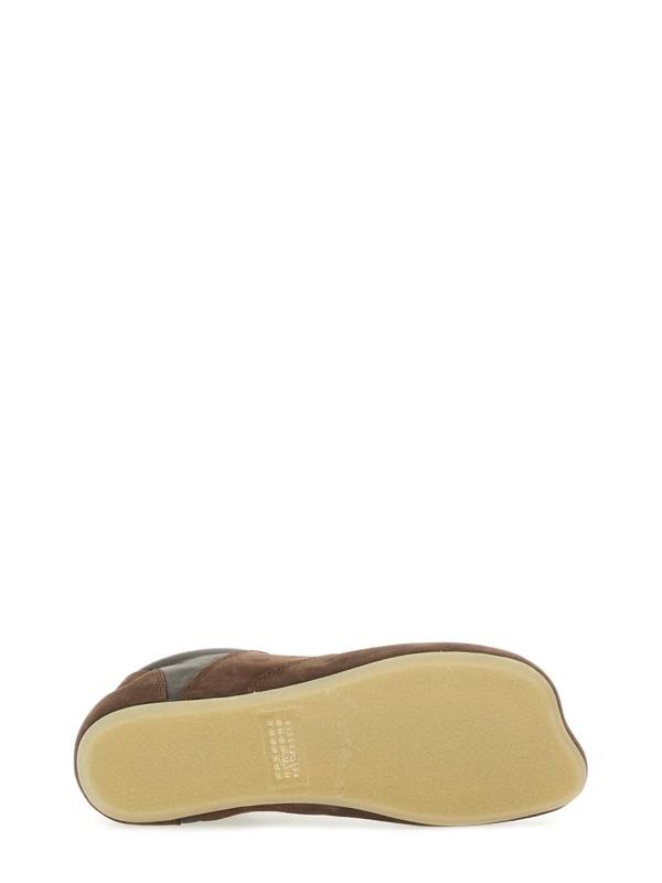MM6 Maison Margiela Leather Sneaker - Brown