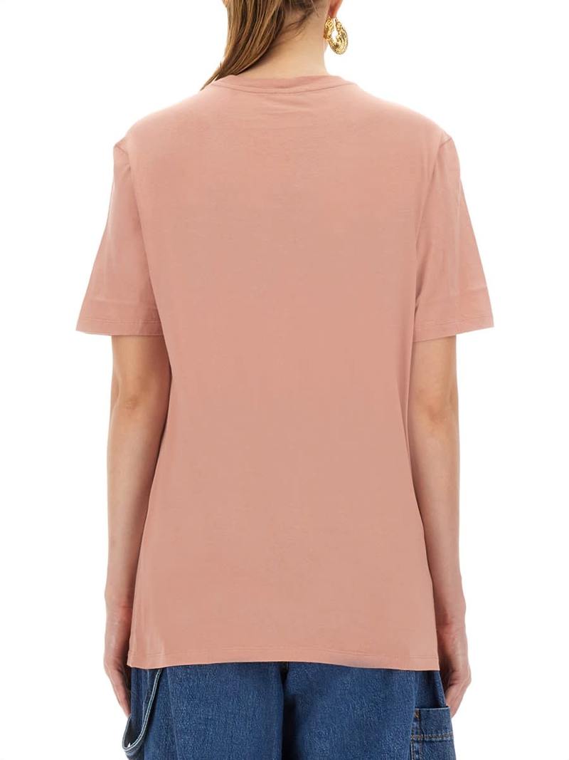 Etro T-shirt With Pegasus T-Shirt - Pink
