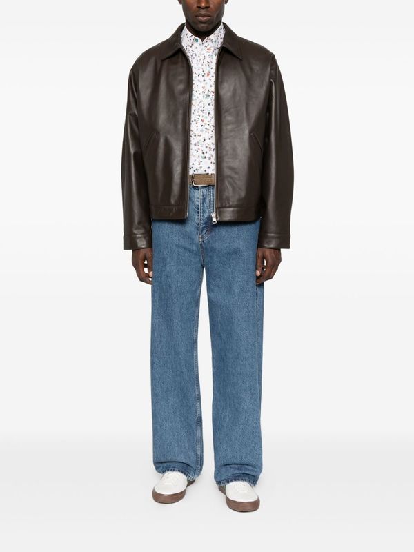 PAUL SMITH Printed Cotton Shirt - White