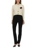 Patou Cardigan With Logo - Beige - Thumbnail 2