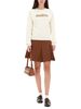 Marni Pleated Miniskirt - Brown - Thumbnail 2