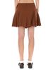 Marni Pleated Miniskirt - Brown - Thumbnail 4