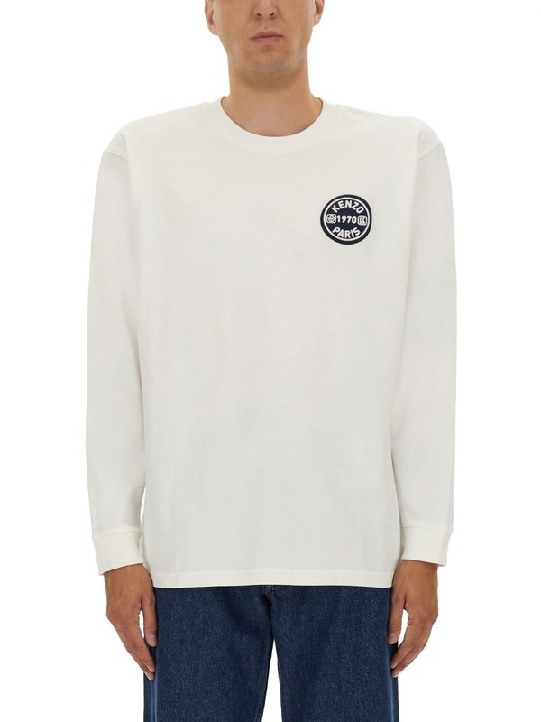 Kenzo Long-Sleeved T-Shirt - White
