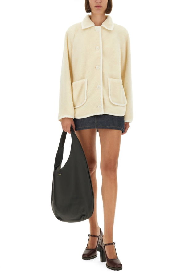 A.P.C. Blouson Jacket Estelle Jacket - Ivory