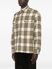 Ami Alexandre Mattiussi Wool Checked Overshirt - Beige - Thumbnail 5