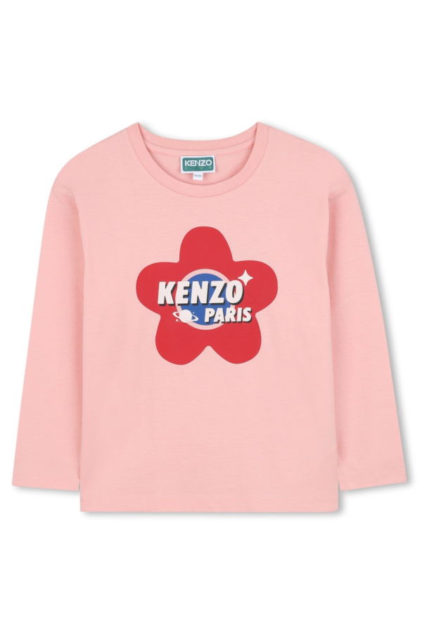 KIDS Kenzo Sweatshirt With Logo - Pink