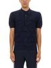 Etro Polo Shirt With Pegasus Embroidery - Blue - Thumbnail 1