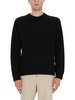 Paul Smith PS Wool Jersey Sweater - Black - Thumbnail 1