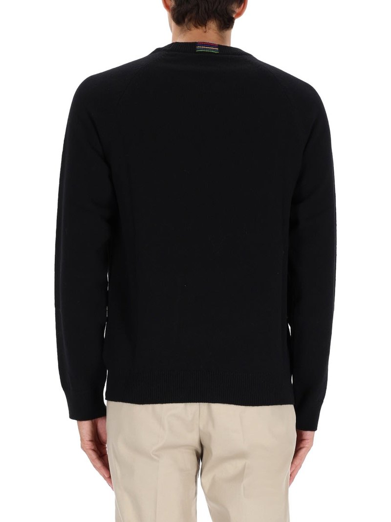 Paul Smith PS Wool Jersey Sweater - Black