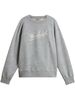 Woolrich Logo Cotton Sweatshirt - Sweatshirt - Gray - Thumbnail 1