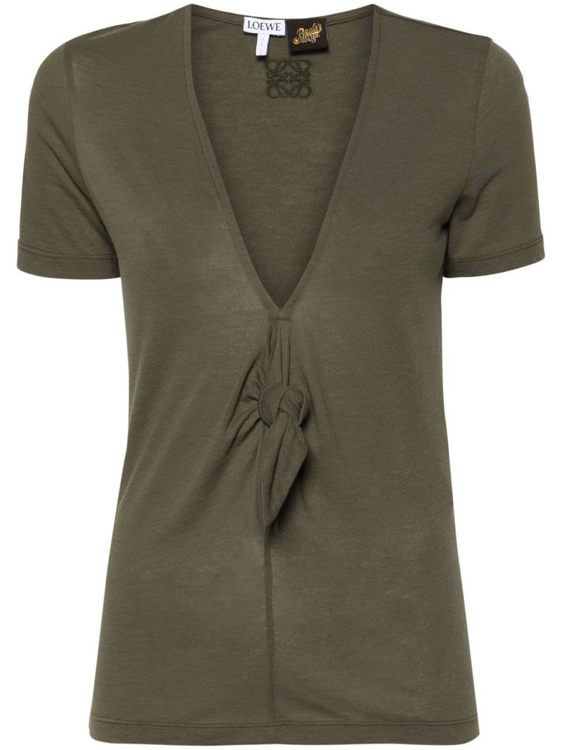 LOEWE Cotton Blend T-Shirt - Green