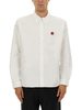 Kenzo Shirt With Boke Flower Embroidery Shirt - White - Thumbnail 1