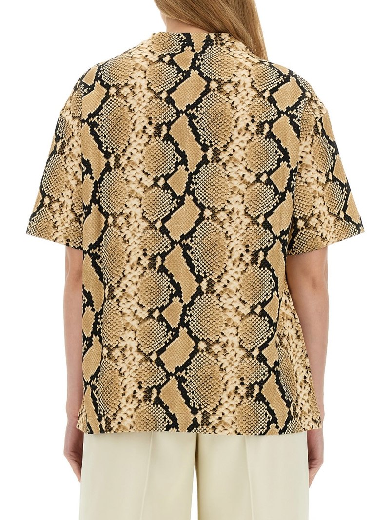 Jil Sander T-shirt With Animal Pattern - Animalier