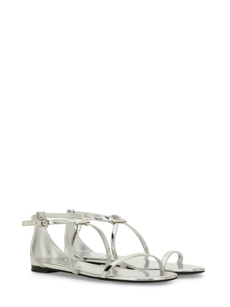 Alexander McQueen Strappy Sandal - Silver