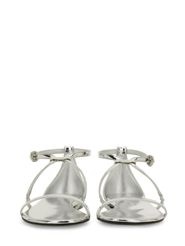 Alexander McQueen Strappy Sandal - Silver