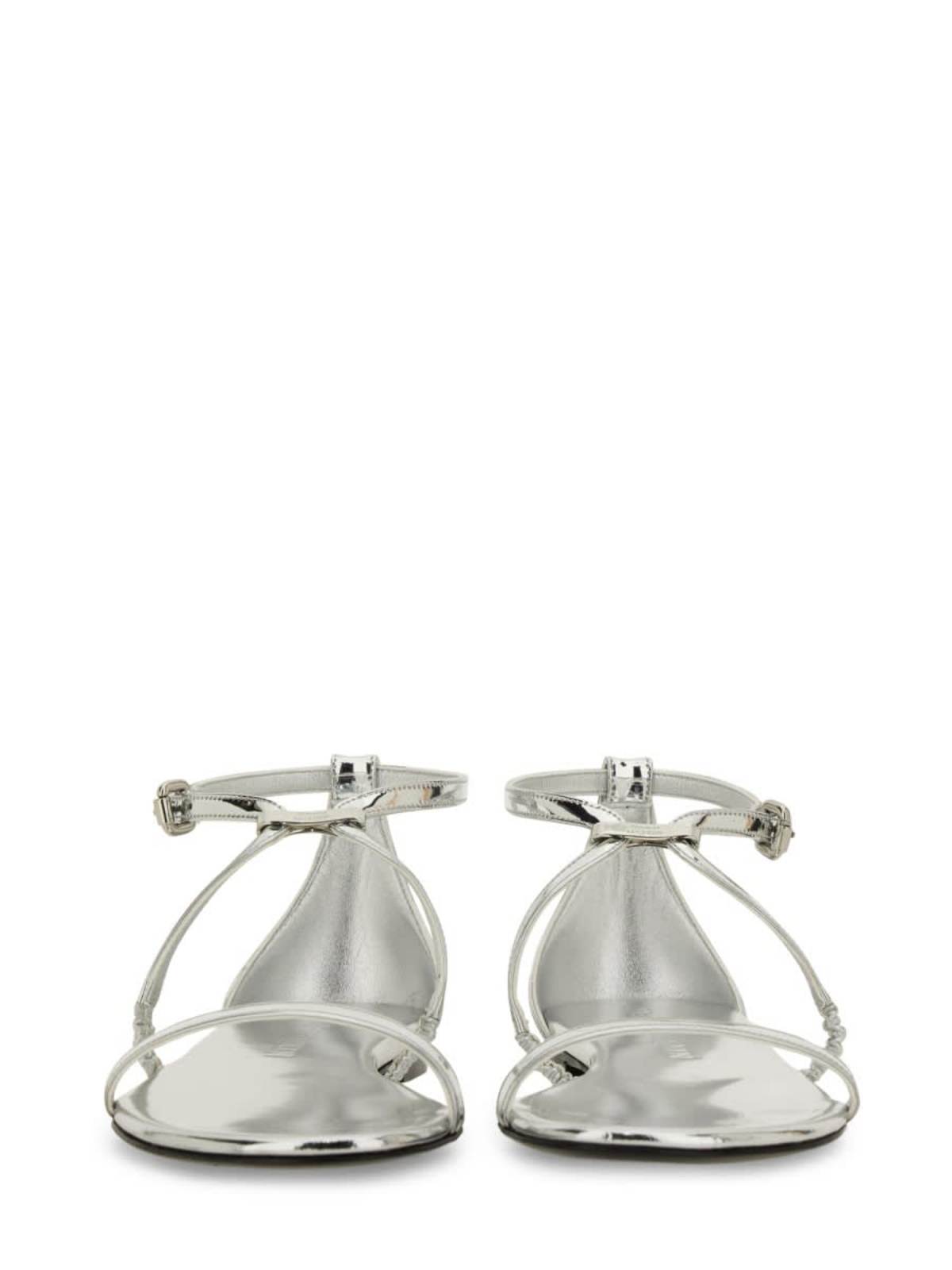 Alexander McQueen Strappy Sandal - Silver - Image 5 of 5