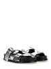 Jil Sander Leather Sandal With Buckle Sandal - Silver - Thumbnail 3
