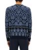 Etro Cotton Jacquard Knit Sweater - Blue - Thumbnail 3