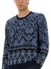 Etro Cotton Jacquard Knit Sweater - Blue - Thumbnail 4