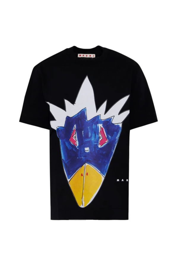 KIDS Marni T-shirt With Logo - Black