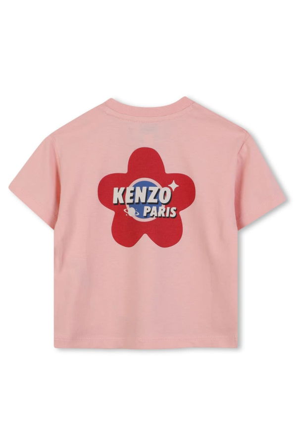 KIDS Kenzo T-shirt With Logo - Pink