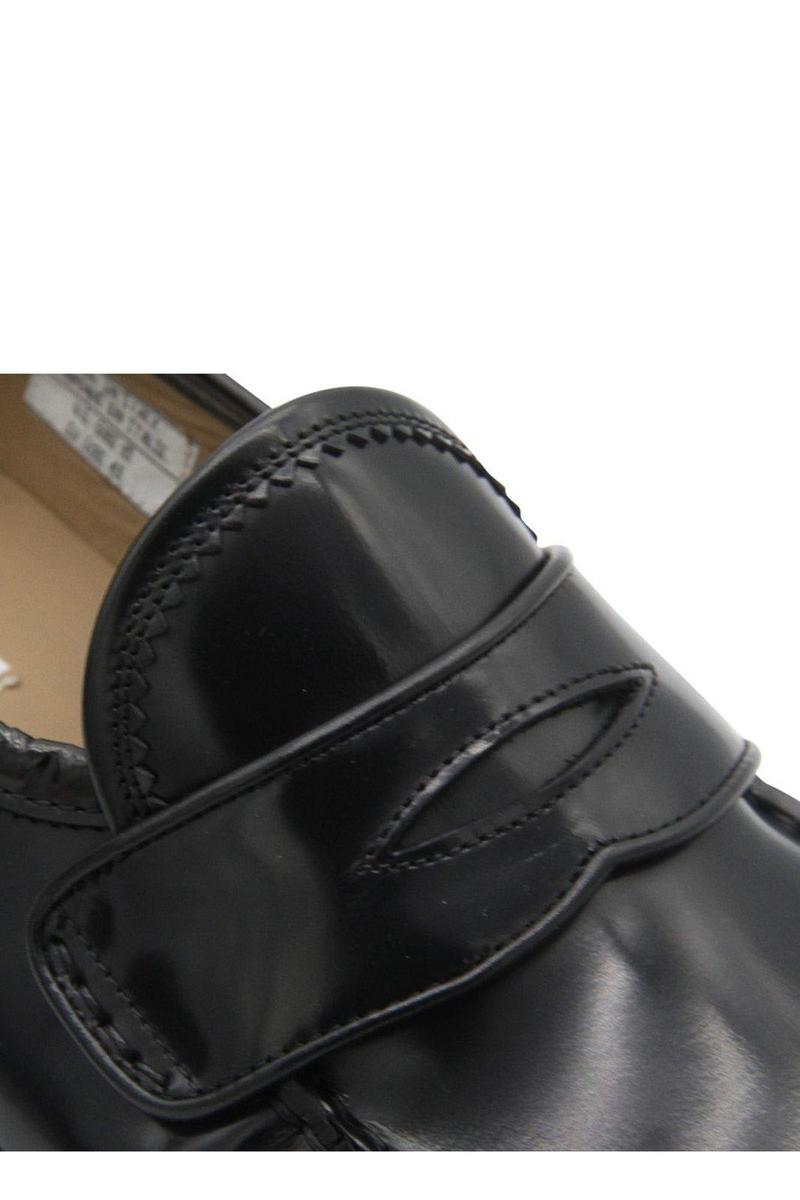 Thom Browne Almond Toe Penny-slot Loafers - Black