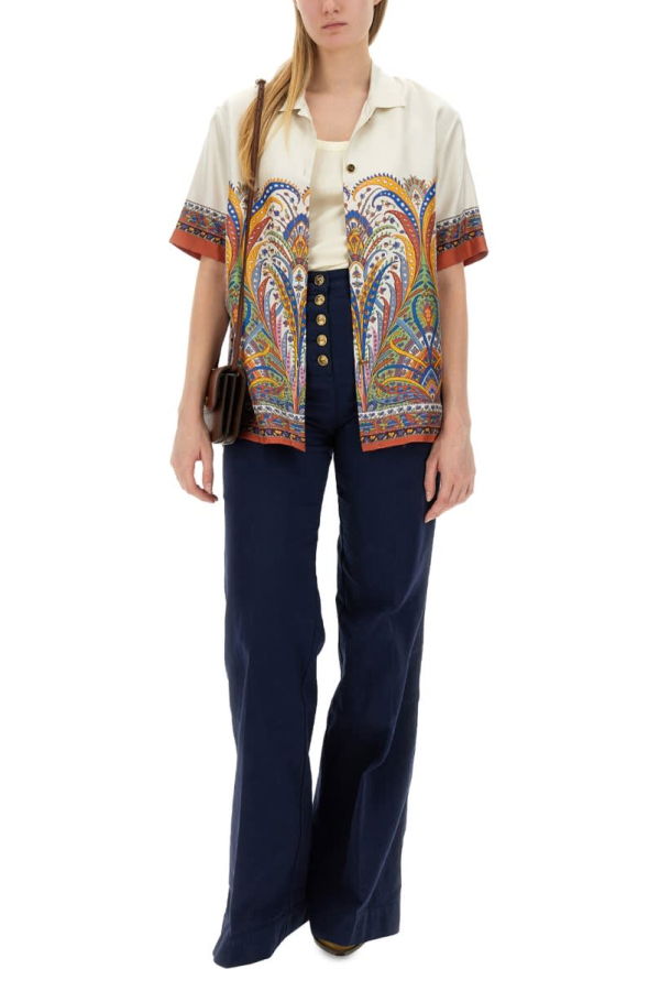 Etro Printed Silk Shirt - Multicolour