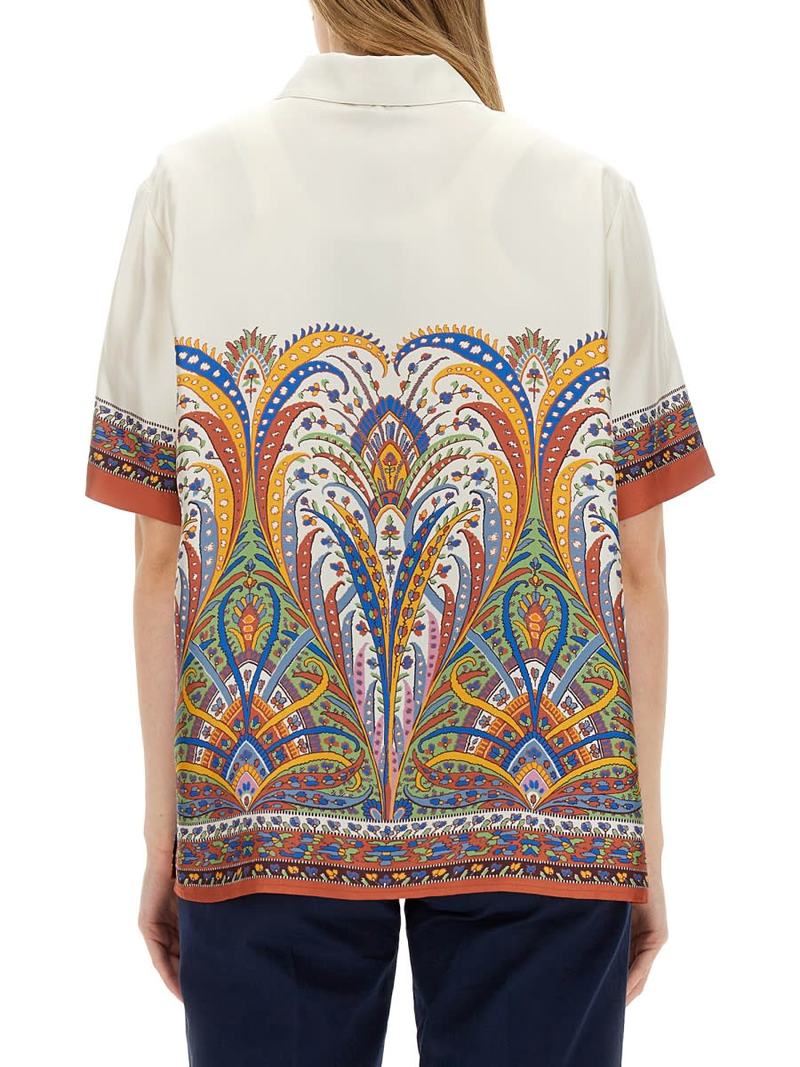 Etro Printed Silk Shirt - Multicolour