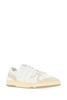 Lanvin Two-tone Leather and Fabric Clay Sneakers - White - Thumbnail 2