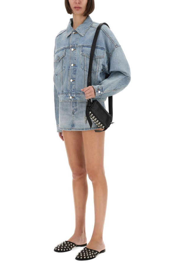 ALEXANDER WANG Denim Clip-on Trucker Jacket - Denim