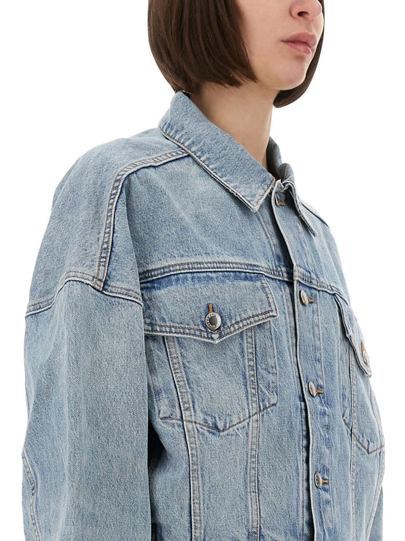 ALEXANDER WANG Denim Clip-on Trucker Jacket - Denim