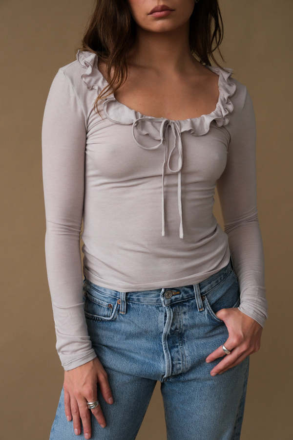 Geele Top Geel Stella Top - Fog | Garmentory
