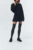 Dunst Pleats Mini Skirt - Navy Stripe - Thumbnail 6