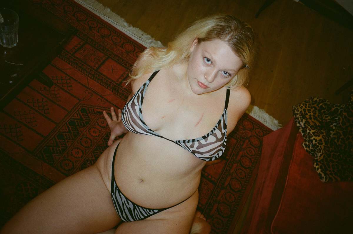 Kayleigh Peddie Ari Triangle Bra - Zebra - Image 1 of 4