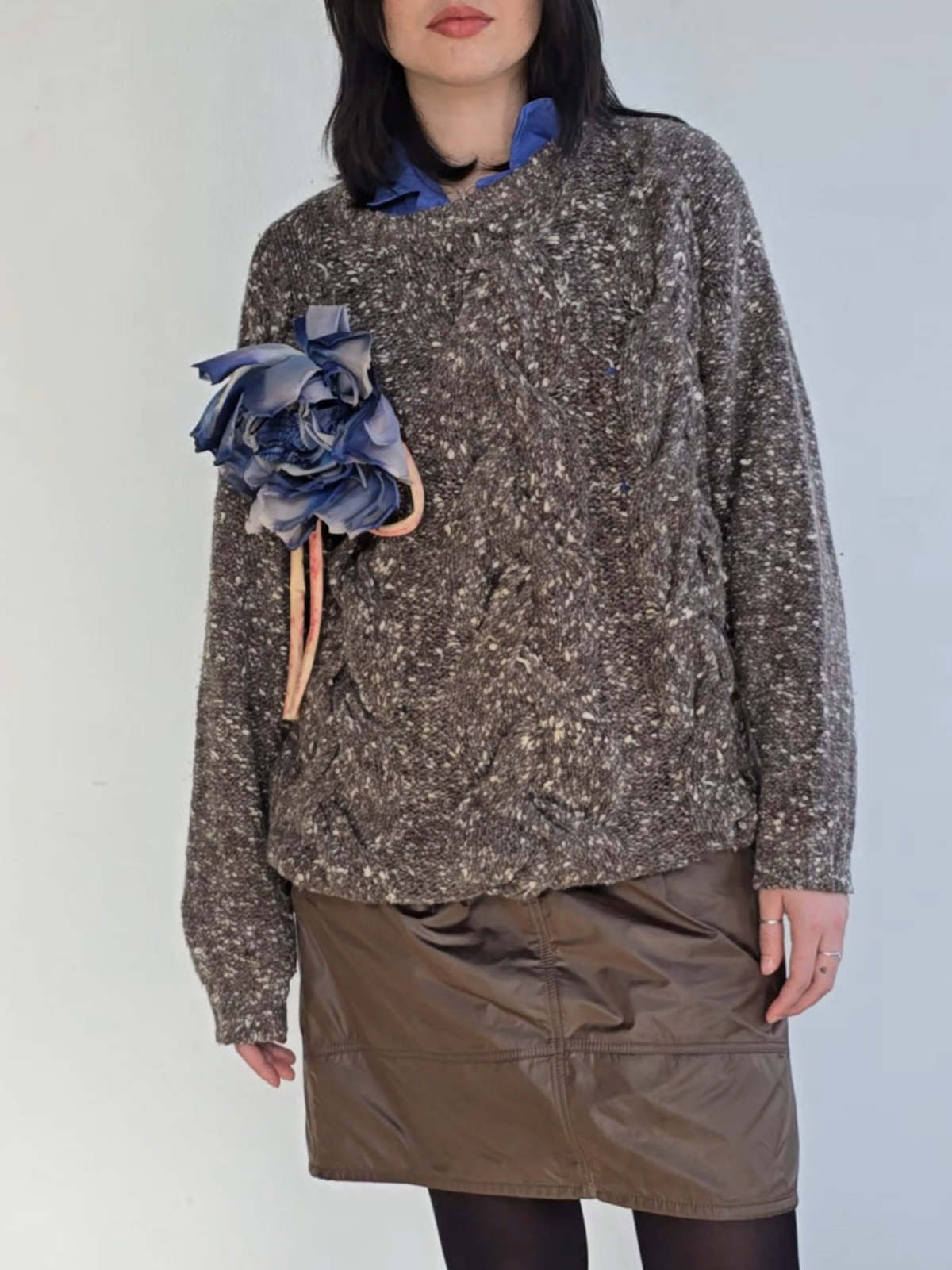 Geoffrey Beene Vintage Chunky Angora Sweater - Image 1 of 5