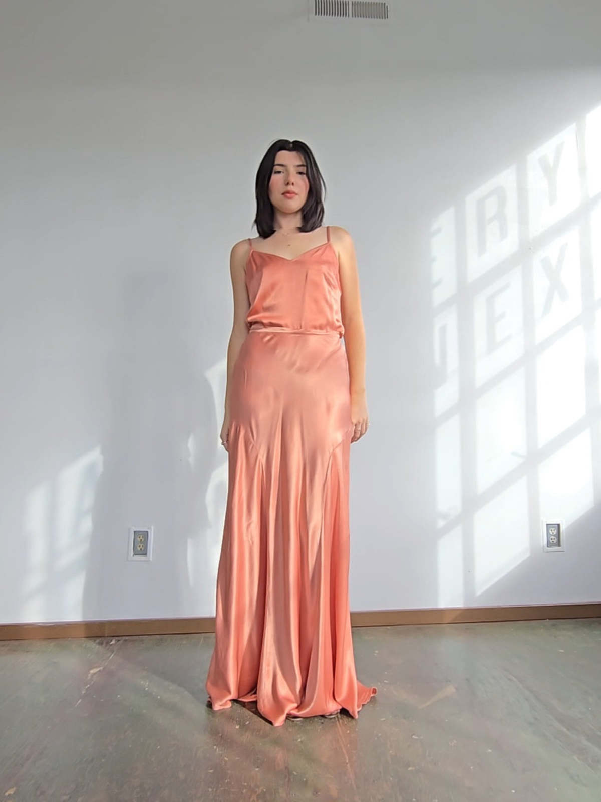 Ghost London Peach Satin Set - Image 1 of 6