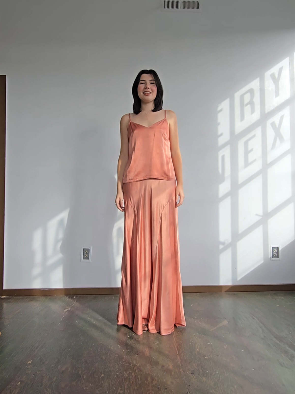 Ghost London Peach Satin Set - Image 6 of 6