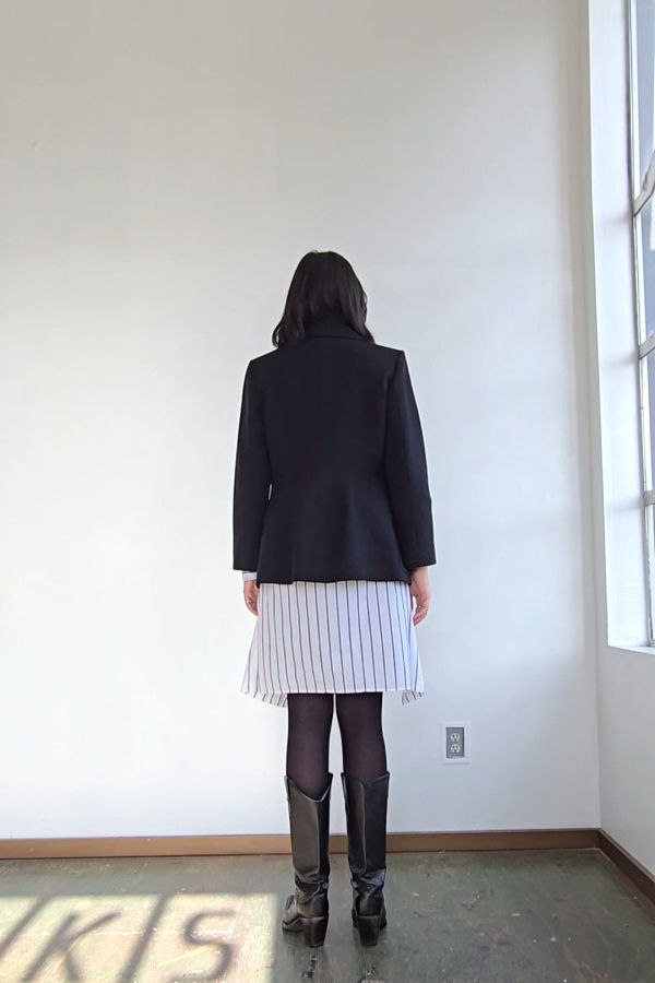 Lanvin Paris Wool Structured Jacket