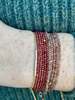 Anne Sportun Red Garnet Wrap Bracelet - Thumbnail 3