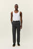 LES DEUX Como Tapered Textured Pants - Dark Grey Mélange - Thumbnail 1