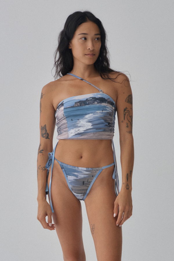 Hakea Beam Tie Bottom Bikini Bottom - Mt Fuji