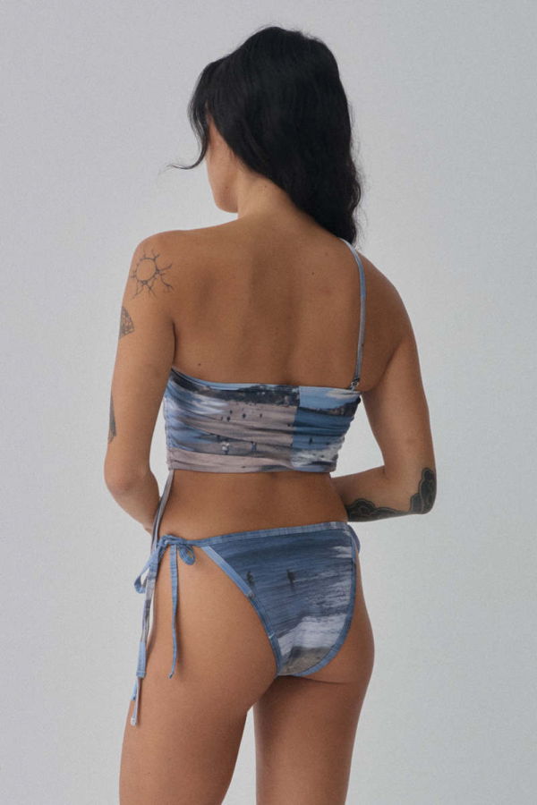 Hakea Beam Tie Bottom Bikini Bottom - Mt Fuji