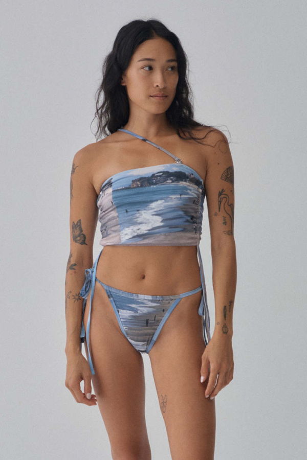 Hakea Seams Boob Tube Top - Mt Fuji