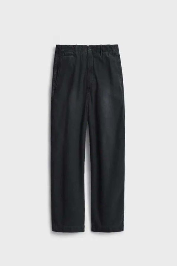 Pottery Light Moleskin Loosed Tapered Pants