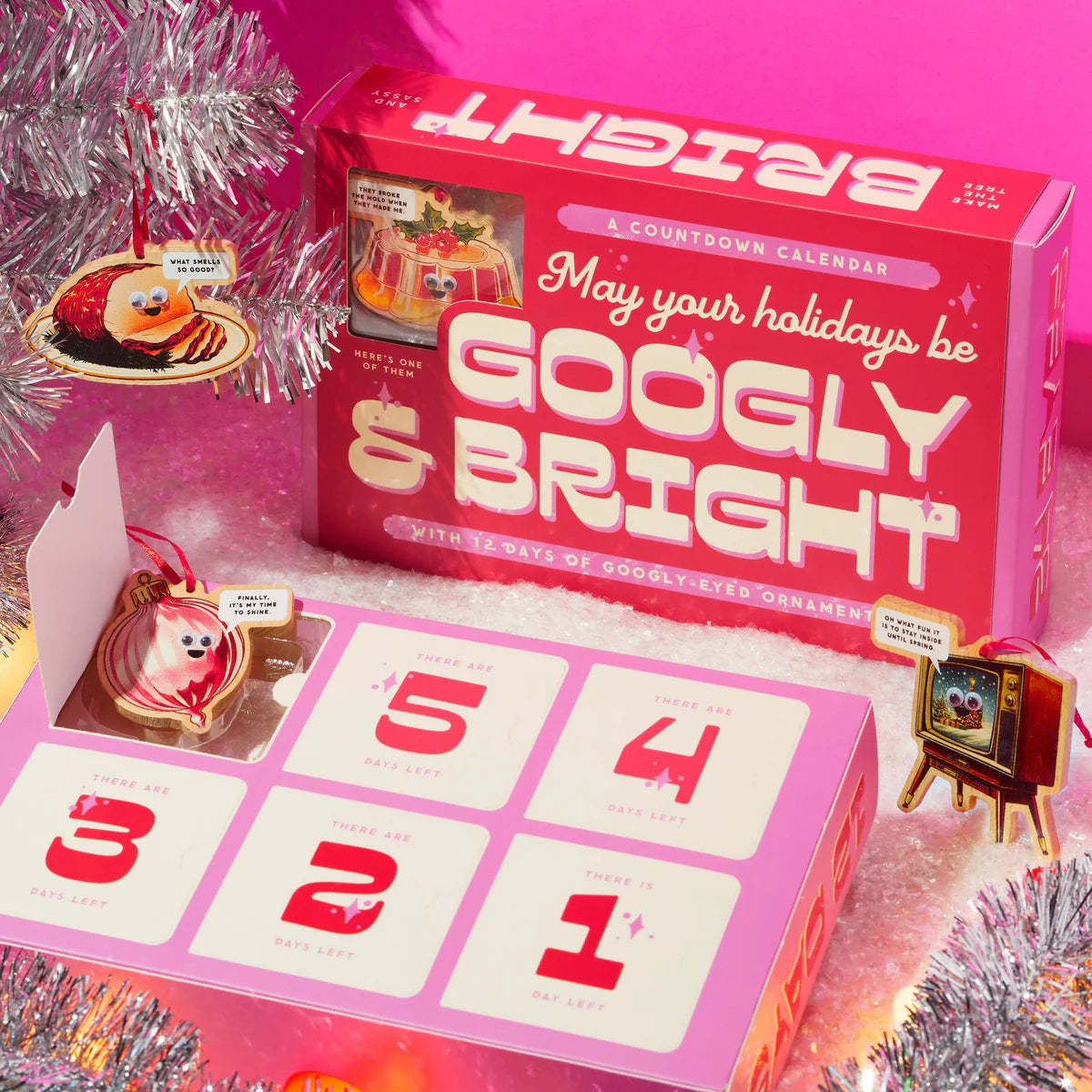 Brass Monkey Googly & Bright Holiday Countdown Calendar - Image 2 of 5