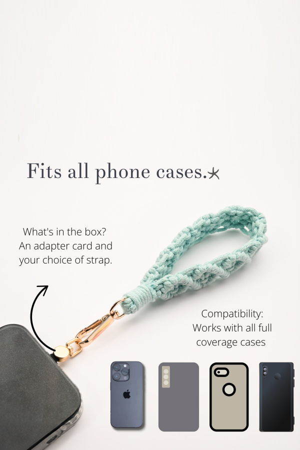 Starfish Project Fresh Mint Macramé Wrist Strap