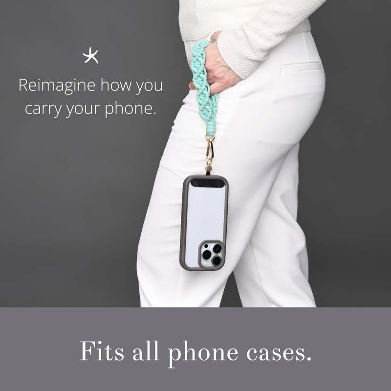 Starfish Project Fresh Mint Macram Wrist Strap