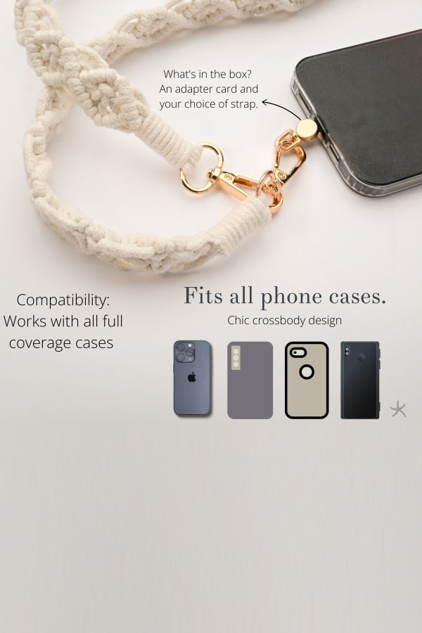 Starfish Project Wear Hope Macramé Crossbody Strap