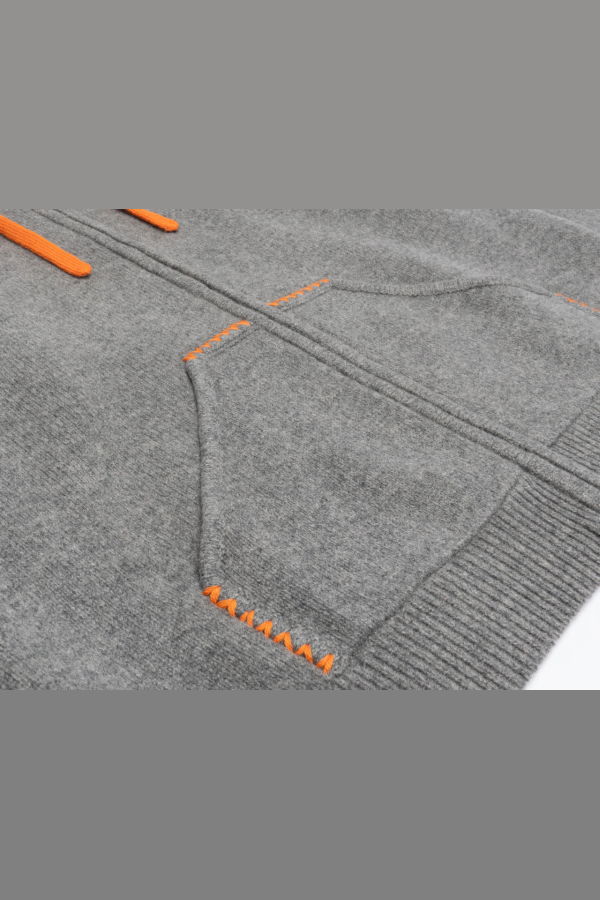Everyday Mountaineering Hut Hoodie - Grey/Orange