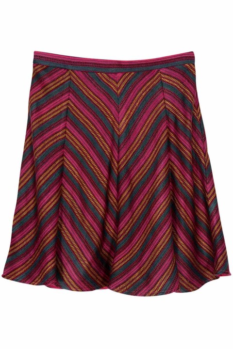 Abacaxi Handloom Stripe Skirt Abacaxi Handloom Stripe Skirt